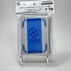 Gundam Card Game - Bandai - Official Card Sleeves 01 - GUNDAM CARD GAME Logo - Image 1