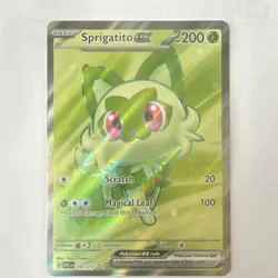 Pokemon Sprigatito ex Ultra Rare Full Art Holo Card 251/217 ASC 2026 - Image 1