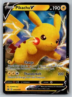 SWSH: Sword & Shield Promo Cards #SWSH061 Pikachu V - Image 1