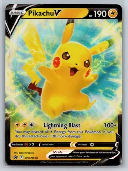SWSH: Sword & Shield Promo Cards #SWSH198 Pikachu V - Image 1