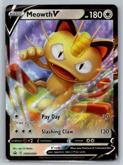SWSH: Sword & Shield Promo Cards #SWSH004 Meowth V - Image 1