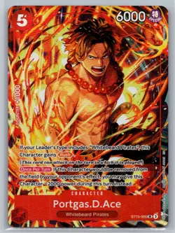 One Piece Promotion Cards #ST15-005 Portgas.D.Ace (Illustration Box Vol.5) - Image 1