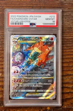 PSA 10 Charizard VSTAR SAR 212/172 S12A VSTAR Universe Pokemon Card Game 2022 - Image 1