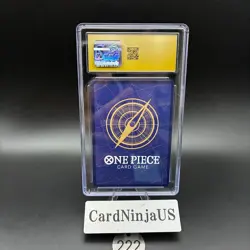 CGC 10 PRISTINE Jimbei Parallel ST01-005 C 25th Edition ONE PIECE Card Game 222 - Image 2