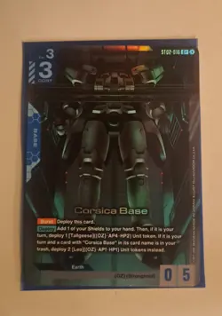 Corsica Base Alternate Art Foil - ST02-016 C+ NM - Gundam TCG Card Game - Image 1