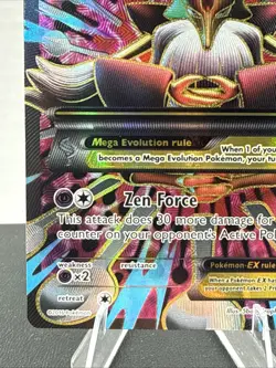 Pokemon Mega M Alakazam EX Full Art Holo Card 118/124 XY Fates Collide - Image 4