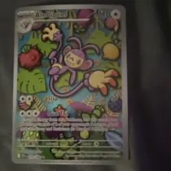 Pokemon Ambipom Full Art Illustration Rare Holo Card Paldea Evolved 207/193 - Image 3