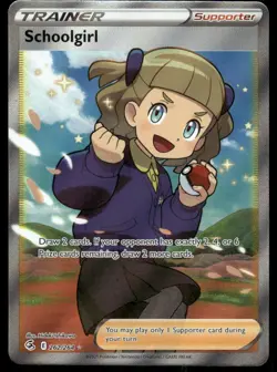Pokemon Cards Schoolgirl 262/264 Fusion Strike Rare Ultra NM - Image 1