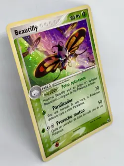 SPANISH Beautifly 2/109 HOLO EX Ruby & Sapphire 2004 Pokemon Card NM 🦋 - Image 2