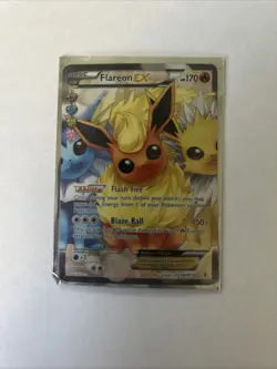 Flareon EX (Full Art) RC28-32 Generations: Radiant Collection Holo Pokemon Card - Image 2
