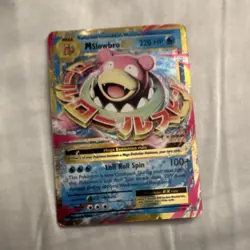 Pokemon M Slowbro EX Evolutions Ultra Rare Full Art Card 27/108 - Water - 220 HP - Image 1