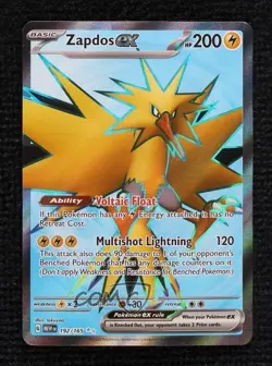 Zapdos ex Ultra Rare Pokemon Scarlet & Violet 151 MEW #192 - Image 1