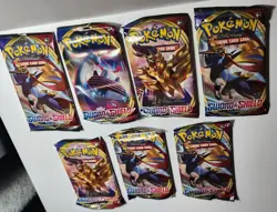 Pokemon sword and shield x7 booster packs brand new factory sealed - Image 4