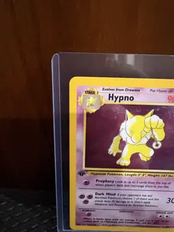 Pokemon Fossil Hypno 1st Edition Holo 8/62 In Excellent Condition - Image 2