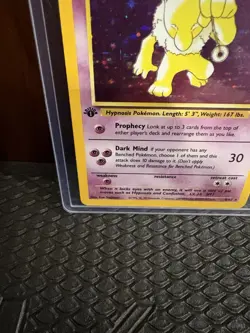 Pokemon Fossil Hypno 1st Edition Holo 8/62 In Excellent Condition - Image 5