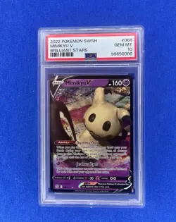 Pokemon Mimikyu V 068/172 Brilliant Stars Ultra Rare SWSH Sword & Shield PSA 10 - Image 1