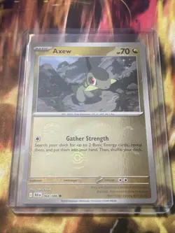 Axew (Poke Ball Reverse Holo) - 068/086 - Black Bolt - NM/M - Pokemon - Image 1