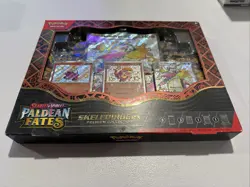 Pokemon TCG Paldean Fates Skeledirge EX Premium Collection Sealed - Image 1