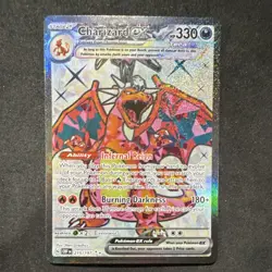 Pokemon Charizard ex SV03 Obsidian Flames 215/197 Ultra Rare Holo 330 HP Stage 2 - Image 1