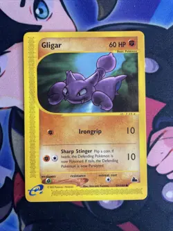 Gligar Skyridge e-Series 59/144 Regular Non-Holo Pokemon Common 2003 - Nm - Image 1