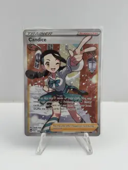 Candice Full Art Ultra Rare 189/195 Silver Tempest Holo Pokemon TCG - Image 1