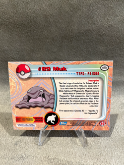 2000 Topps Pokemon TV Animation Edition Series 2 #89 Muk Holo - Image 2
