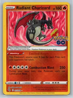 Pokemon GO #011/078 Radiant Charizard - Image 1