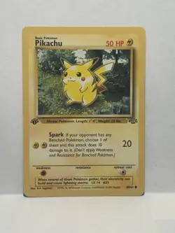 Pokemon- Basic-First Edition- Pikachu Jungle 60/64,50hp (Non-Holo) - Image 1