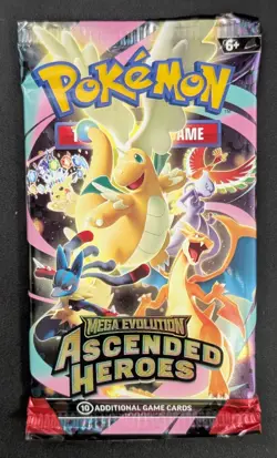 Lot (180) Pokemon Mega Evolutions ME2.5 Ascended Heroes Booster Packs Sealed - Image 3