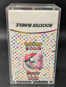 Pokemon 151 SV3.5 Booster Bundle Display Case Sealed W/Acrylic Case - Image 1