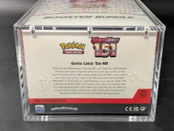 Pokemon 151 SV3.5 Booster Bundle Display Case Sealed W/Acrylic Case - Image 3
