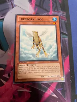 YUGIOH - TREEBORN FROG - BP02 - RARE - 1ST ED - NM - Image 1