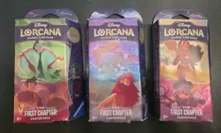 Disney Lorcana TCG The First Chapter Complete Art Set x3 Starter Decks *Read des - Image 1