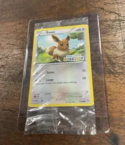 Sealed 2015 Build a Bear Workshop Pokemon Eevee 63/98 Promo Ancient Origins Card - Image 1