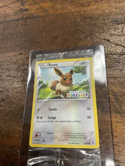 Sealed 2015 Build a Bear Workshop Pokemon Eevee 63/98 Promo Ancient Origins Card - Image 2