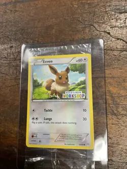 Sealed 2015 Build a Bear Workshop Pokemon Eevee 63/98 Promo Ancient Origins Card - Image 3