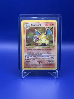 Charizard Holo Rare 120 HP Base Set Pokemon Card 4/102 Wizards 1999 English - Image 1
