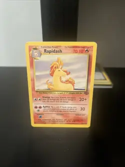 Pokemon TCG Rapidash Jungle Unlimited Uncommon Card 44/64 - Image 1