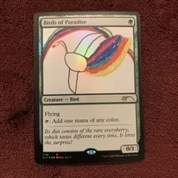 Birds of Paradise Secret Lair Drop Foil 1148 NM+ Unplayed MTG Magic Card - Image 1