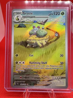 Grotle - 164/162 - Pokemon Temporal Forces Illustration Rare Card MINT TCG - Image 1