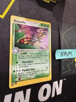 Pokemon Card Beautifly EX Ruby and Sapphire Holo Rare 2/109 005 💎NM💎 - Image 3