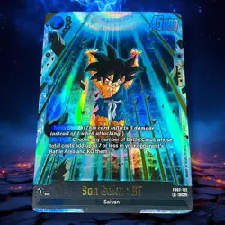 Son Goku GT FB07-122 SCR Wish for Shenron Dragon Ball Super Fusion World Card NM - Image 1