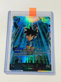 Son Goku GT FB07-122 SCR Wish for Shenron Dragon Ball Super Fusion World Card NM - Image 2