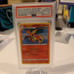 Pokemon 2022 Special Delivery Charizard SWSH075 Promo PSA 10 Holo Card - Image 3