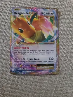 Pokemon TCG Dragonite EX 72/108 Ultra Rare Evolutions Card - Image 1