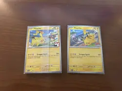 SEALED PIKACHU 101 & 190 SVP Black Star Promo League Play Pokemon Card WORLDS - Image 1
