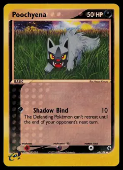 Pokemon Card - Poochyena Ruby & Sapphire 65/109 Reverse Holo Common - Image 1