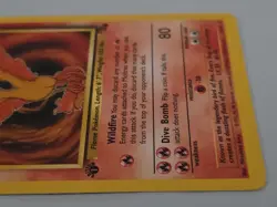 Moltres 1999 Pokemon Fossil 1st Edition Non Holo Card #27 - Image 4