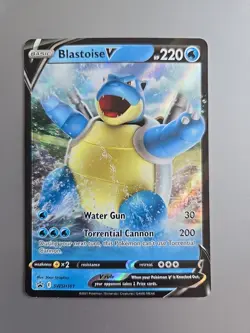 Blastoise V SWSH101 Sword & Shield NM POKEMON Promo Ultra Rare Holo Card - Image 1