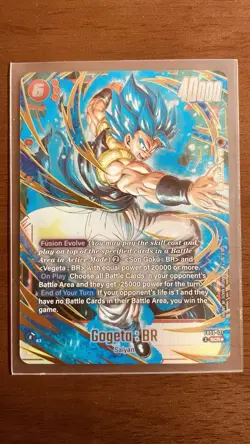 Gogeta BR FB09-121 (Alternate Art) Dragonball Super Card Game Fusion World SCR - Image 1